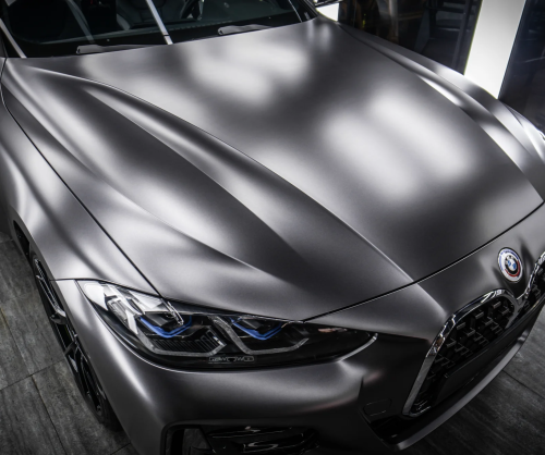 Dán đổi màu xe BMW Z4 Matte Dark Gray Metallic
