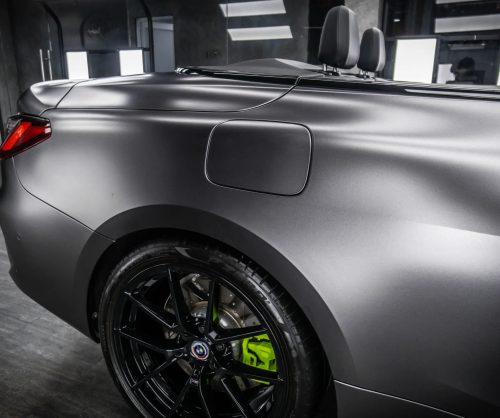 Dán đổi màu xe BMW Z4 Matte Dark Gray Metallic