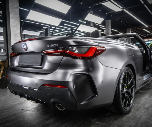 Dán đổi màu xe BMW Z4 Matte Dark Gray Metallic