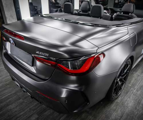 Dán đổi màu xe BMW Z4 Matte Dark Gray Metallic