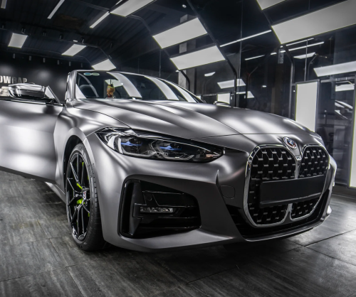 Dán đổi màu xe BMW Z4 Matte Dark Gray Metallic