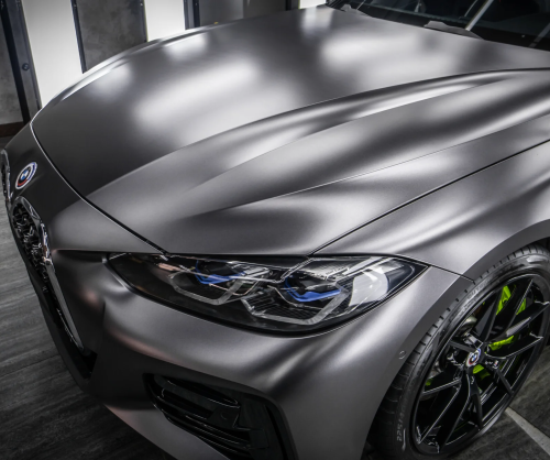 Dán đổi màu xe BMW Z4 Matte Dark Gray Metallic