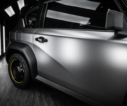 Dán đổi màu xe VinFast VF3 Matte Titanium Gray