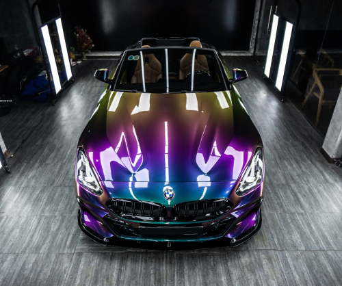 Dán đổi màu xe BMW Z4 Gloss Purple Flame
