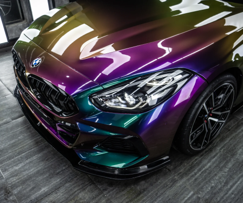 Dán đổi màu xe BMW Z4 Gloss Purple Flame