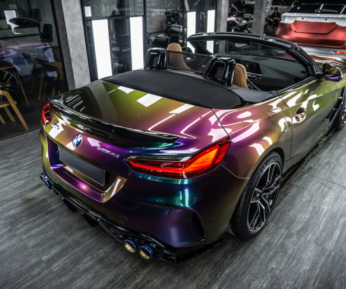 Dán đổi màu xe BMW Z4 Gloss Purple Flame