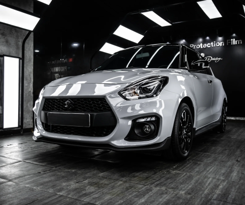 Dán đổi màu xe Suzuki Swift Gloss Crayon Gray