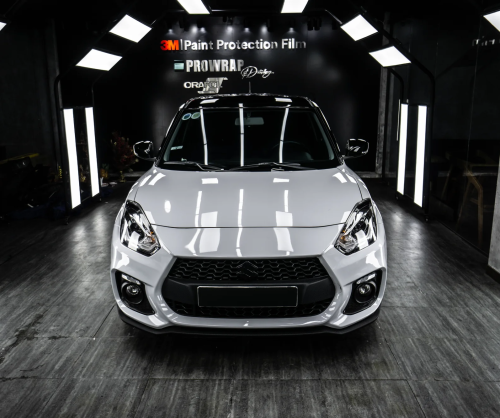 Dán đổi màu xe Suzuki Swift Gloss Crayon Gray