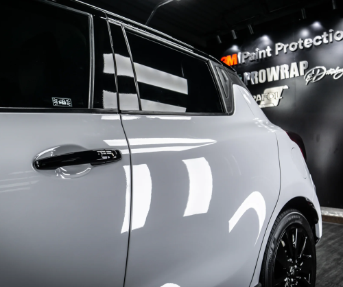 Dán đổi màu xe Suzuki Swift Gloss Crayon Gray