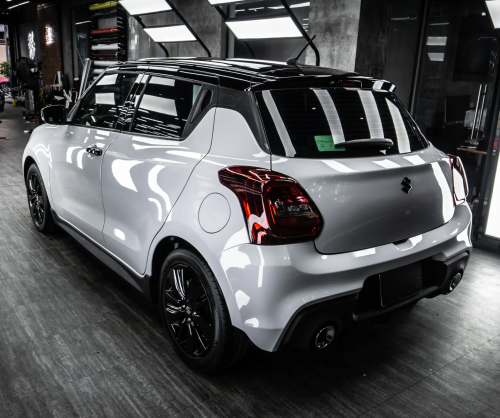 Dán đổi màu xe Suzuki Swift Gloss Crayon Gray