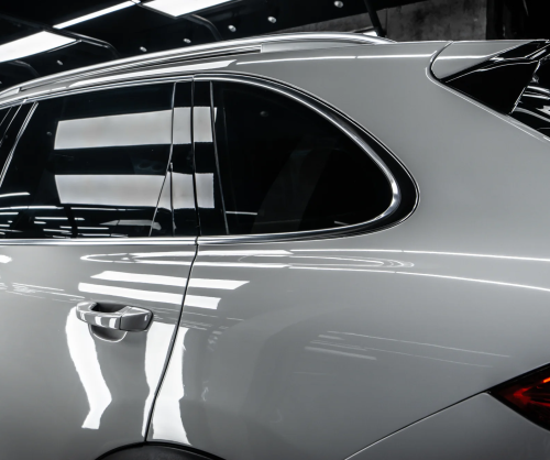 Dán đổi màu xe Porsche Cayenne Gloss Crayon Gray
