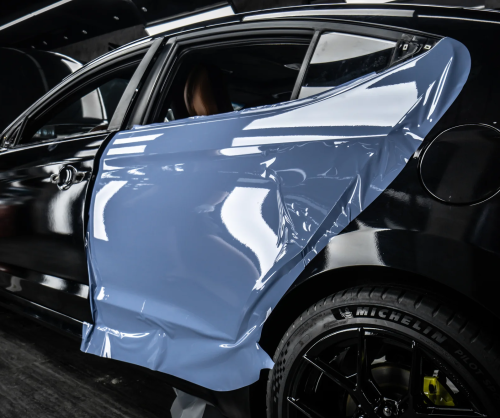 Dán đổi màu xe Hyundai Elantra Gloss China Blue