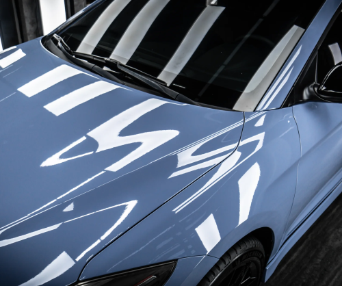 Dán đổi màu xe Hyundai Elantra Gloss China Blue