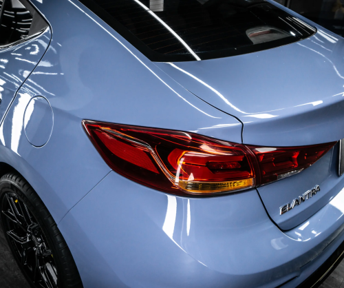 Dán đổi màu xe Hyundai Elantra Gloss China Blue