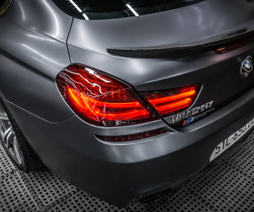 Dán đổi màu xe BMW 650i Coupe Satin Dark Gray Metallic