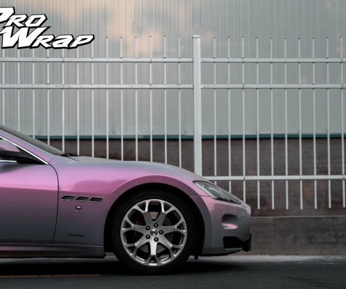 wrap xe - dán đổi màu xe Maserati Granturismo wrap gloss Fantastic 