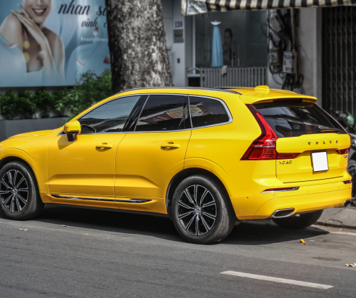 Dán đổi màu xe Volvo XC60 Gloss Sun Yellow