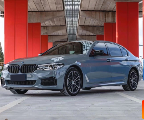 wrap xe, dán đổi màu xe BMW 530 wrap gloss cement gray