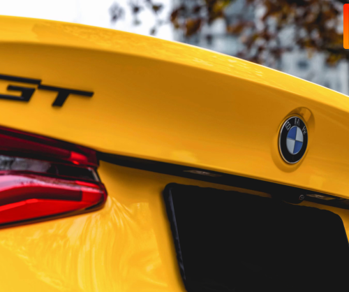 wrap xe, dán đổi màu xe BMW 5series GT wrap Gloss Yellow Metallic