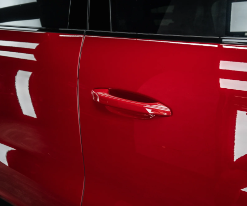Dán đổi màu xe Porsche Cayenne Gloss Blush Red