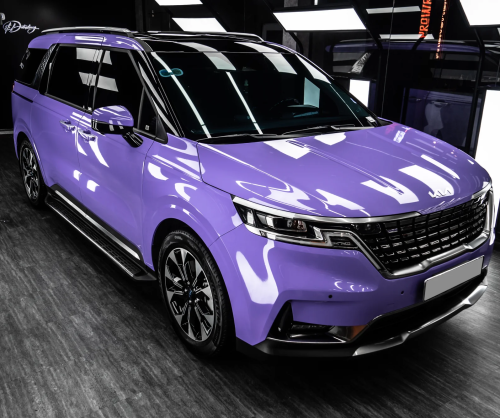 Dán đổi màu xe Kia Carnival Gloss Lavender