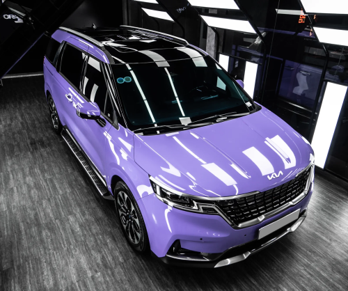 Dán đổi màu xe Kia Carnival Gloss Lavender