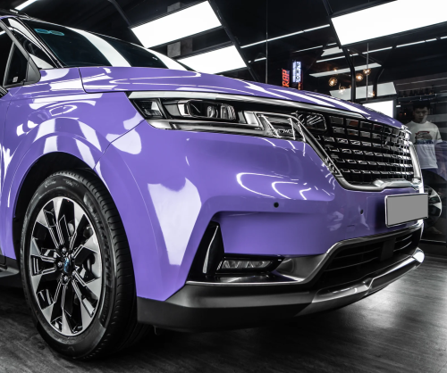 Dán đổi màu xe Kia Carnival Gloss Lavender