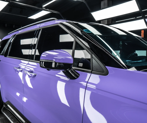 Dán đổi màu xe Kia Carnival Gloss Lavender