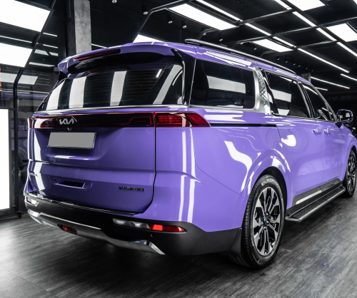Dán đổi màu xe Kia Carnival Gloss Lavender