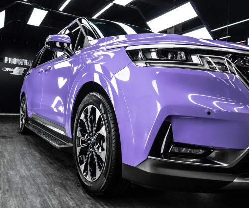 Dán đổi màu xe Kia Carnival Gloss Lavender