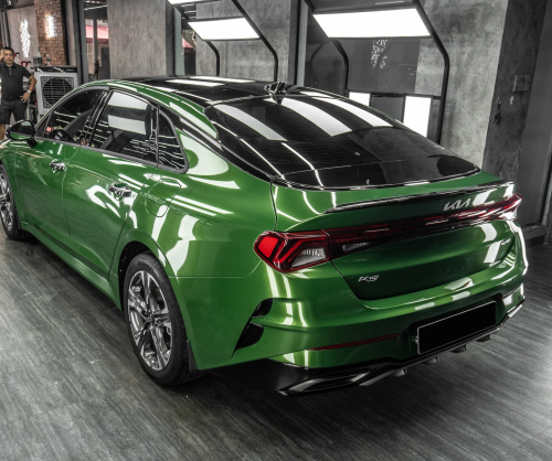 Dán đổi màu xe Kia K5 Gloss Mamba Green