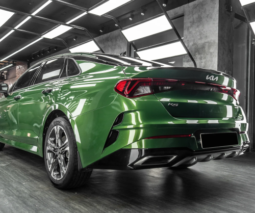 Dán đổi màu xe Kia K5 Gloss Mamba Green