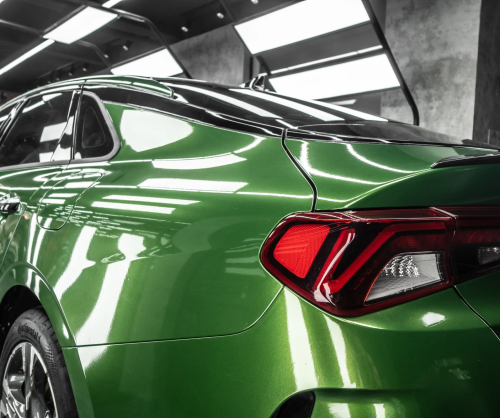 Dán đổi màu xe Kia K5 Gloss Mamba Green