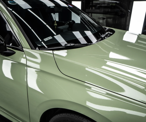 Dán đổi màu xe Honda Civic với Gloss Khaki Green