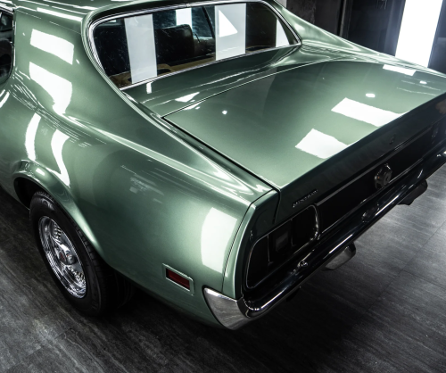 Wrap Ford Mustang 1970 với Turquoise Green