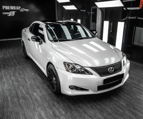 Dán đổi màu xe Lexus IS250C Gloss Pearl White