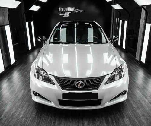 Dán đổi màu xe Lexus IS250C Gloss Pearl White