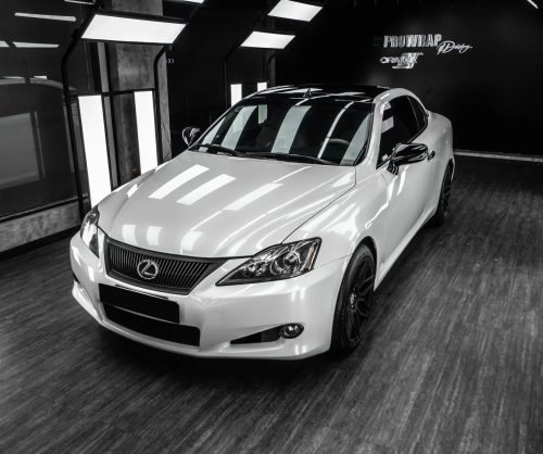 Dán đổi màu xe Lexus IS250C Gloss Pearl White