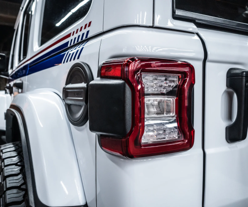Dán đổi màu xe Jeep Rubicon Gloss Ceramic White