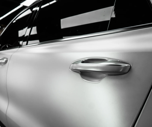 Dán đổi màu xe Kia Sorento Satin Pearl White