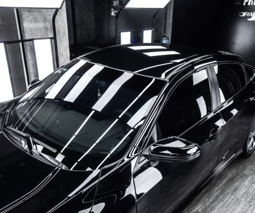 Dán đổi màu xe Honda Civic Gloss Black