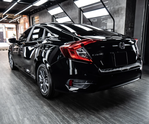 Dán đổi màu xe Honda Civic Gloss Black