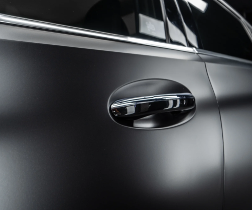 Dán đổi màu xe Mercedes-Benz C300 Satin Black