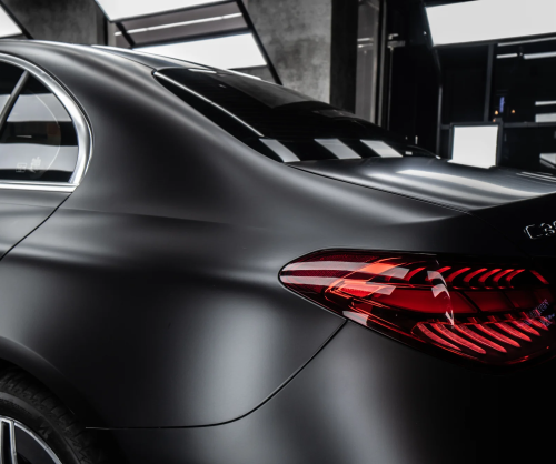 Dán đổi màu xe Mercedes-Benz C300 Satin Black