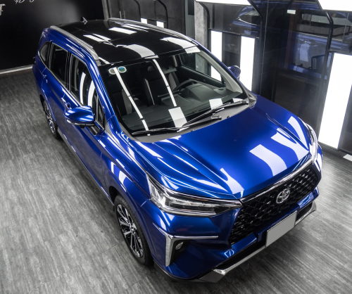 Dán đổi màu xe Toyota Veloz Cross Gloss Blueberry Metallic