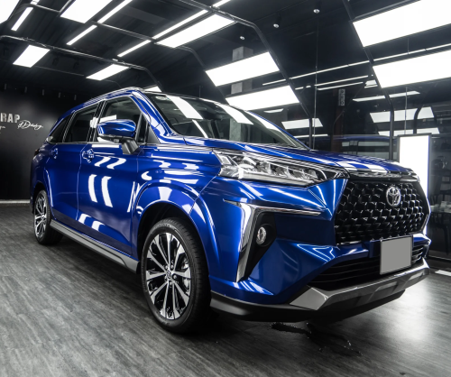 Dán đổi màu xe Toyota Veloz Cross Gloss Blueberry Metallic