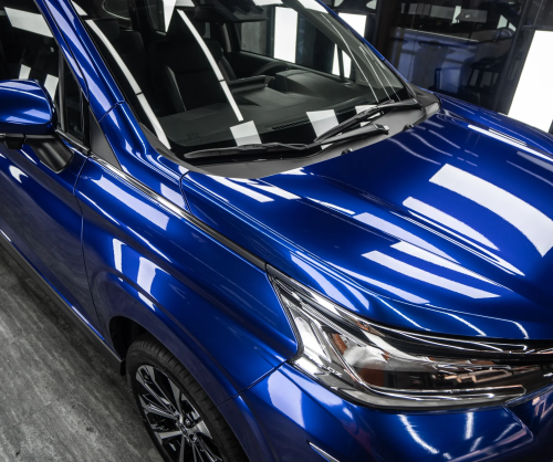 Dán đổi màu xe Toyota Veloz Cross Gloss Blueberry Metallic