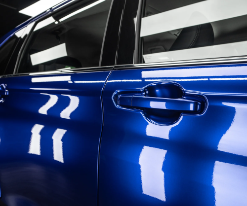 Dán đổi màu xe Toyota Veloz Cross Gloss Blueberry Metallic