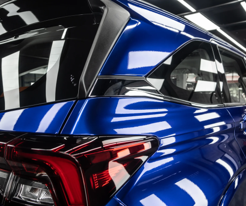 Dán đổi màu xe Toyota Veloz Cross Gloss Blueberry Metallic
