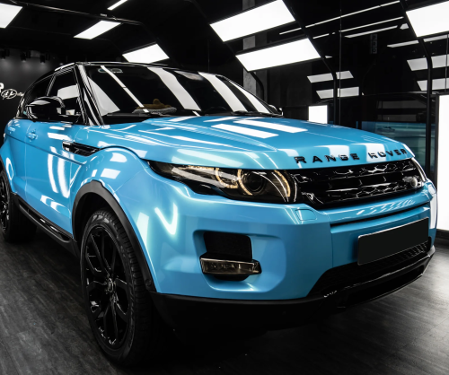Dán đổi màu xe Range Rover Sport Gloss Sky Blue Metallic